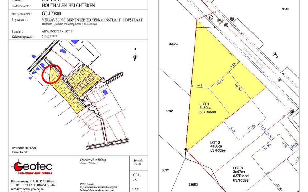 Bouwgrond te koop in Houthalen-Helchteren